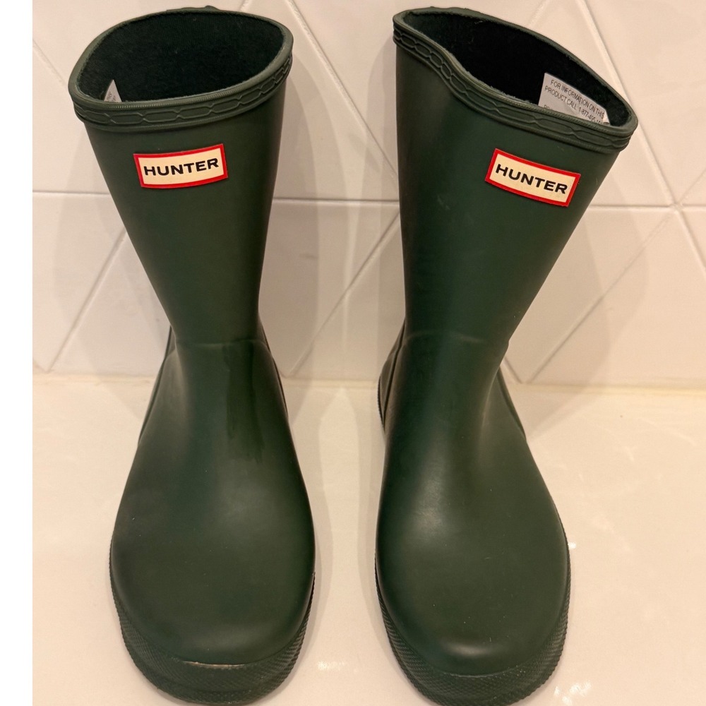 Hunter Kids First Classic Rain Boots Hunter Green US 2B 3G EU 33 UK 1